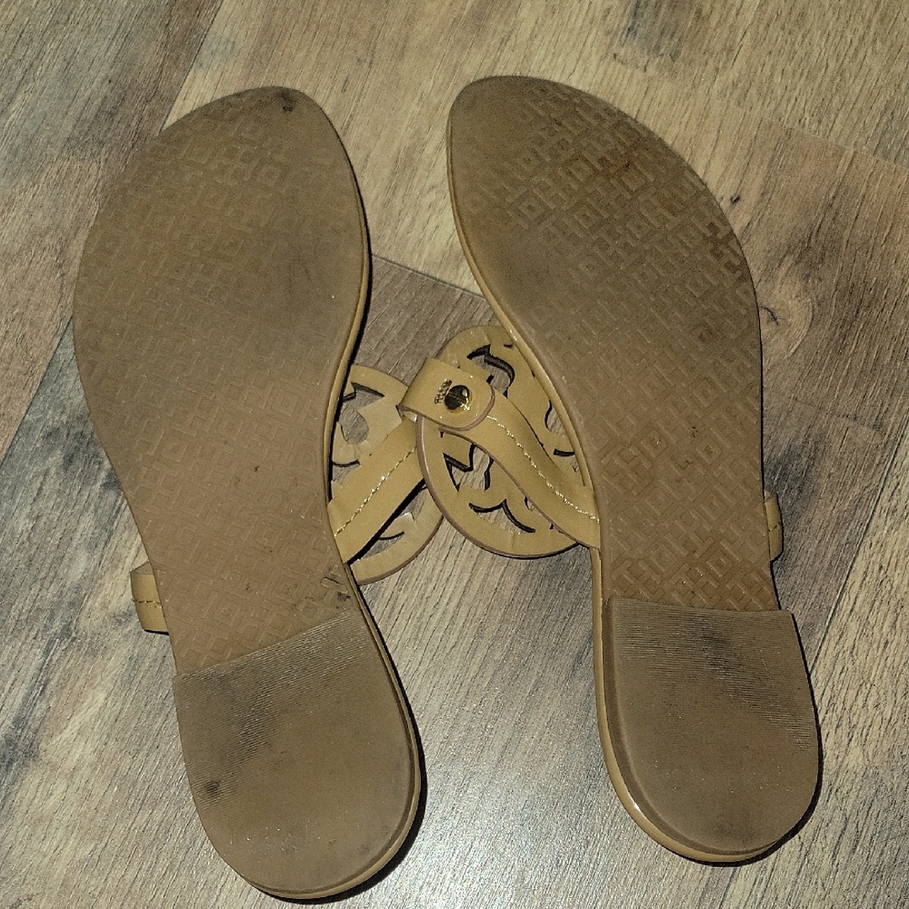 Tory Burch Tan Leather Sandals - Picture 6 of 7